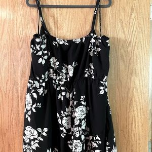 City Chic Black and White Romper.